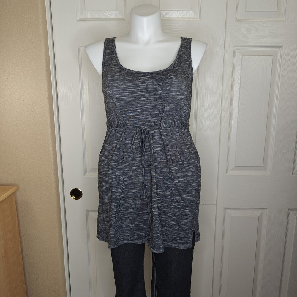 BumpStart by Motherhood Maternity space dye sleeveless top sz L